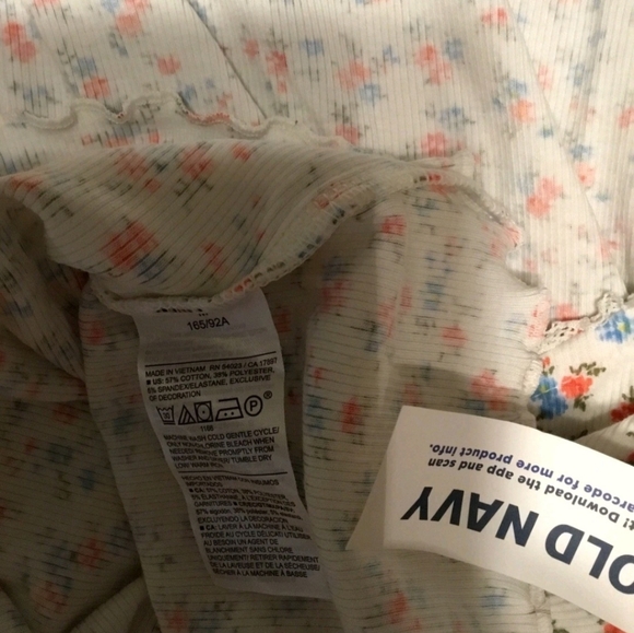 Old Navy Sz Mediun Floral Tank Top Womens Casual Top - Picture 5 of 5
